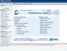 Tablet Screenshot of ajuda.cnpq.br